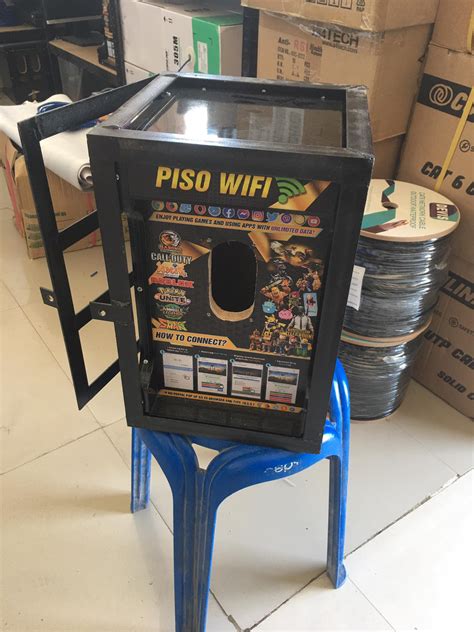 garay piso wifi|PISO WIFI BOX ONLY WITH METAL COVER GREY.